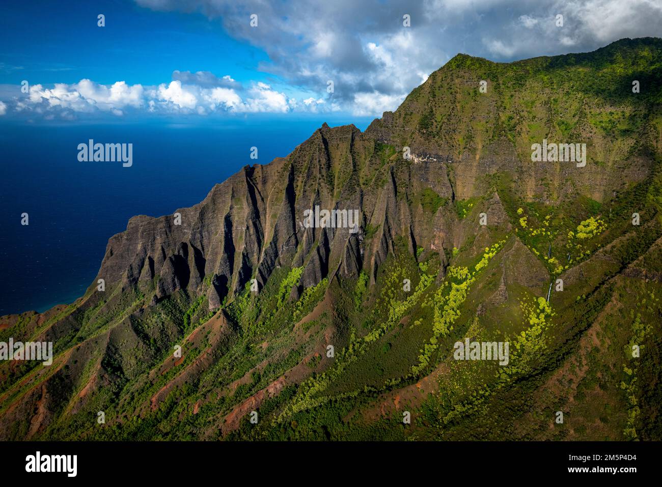 NAPALI COAST, KAUAI, HAWAII, USA Stockfoto