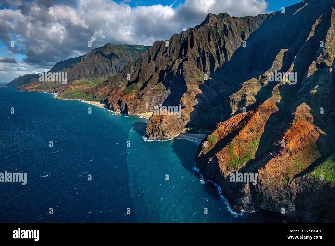 NAPALI COAST, KAUAI, HAWAII, USA Stockfoto