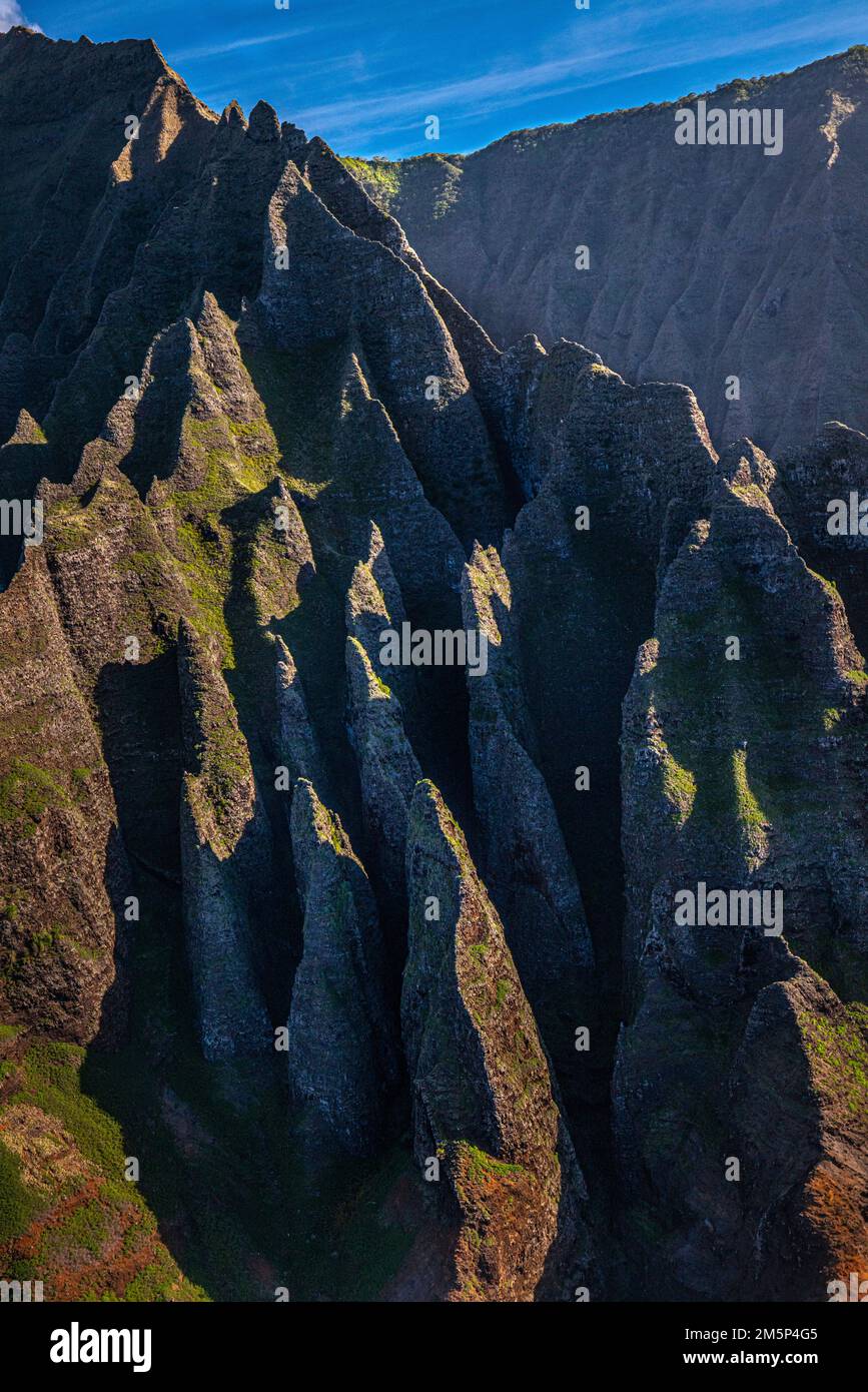 NAPALI COAST, KAUAI, HAWAII, USA Stockfoto