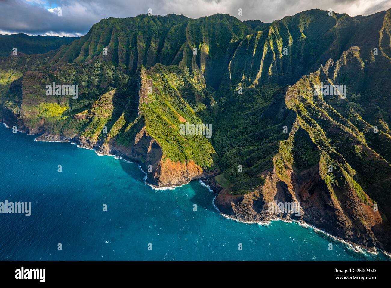 NAPALI COAST, KAUAI, HAWAII, USA Stockfoto