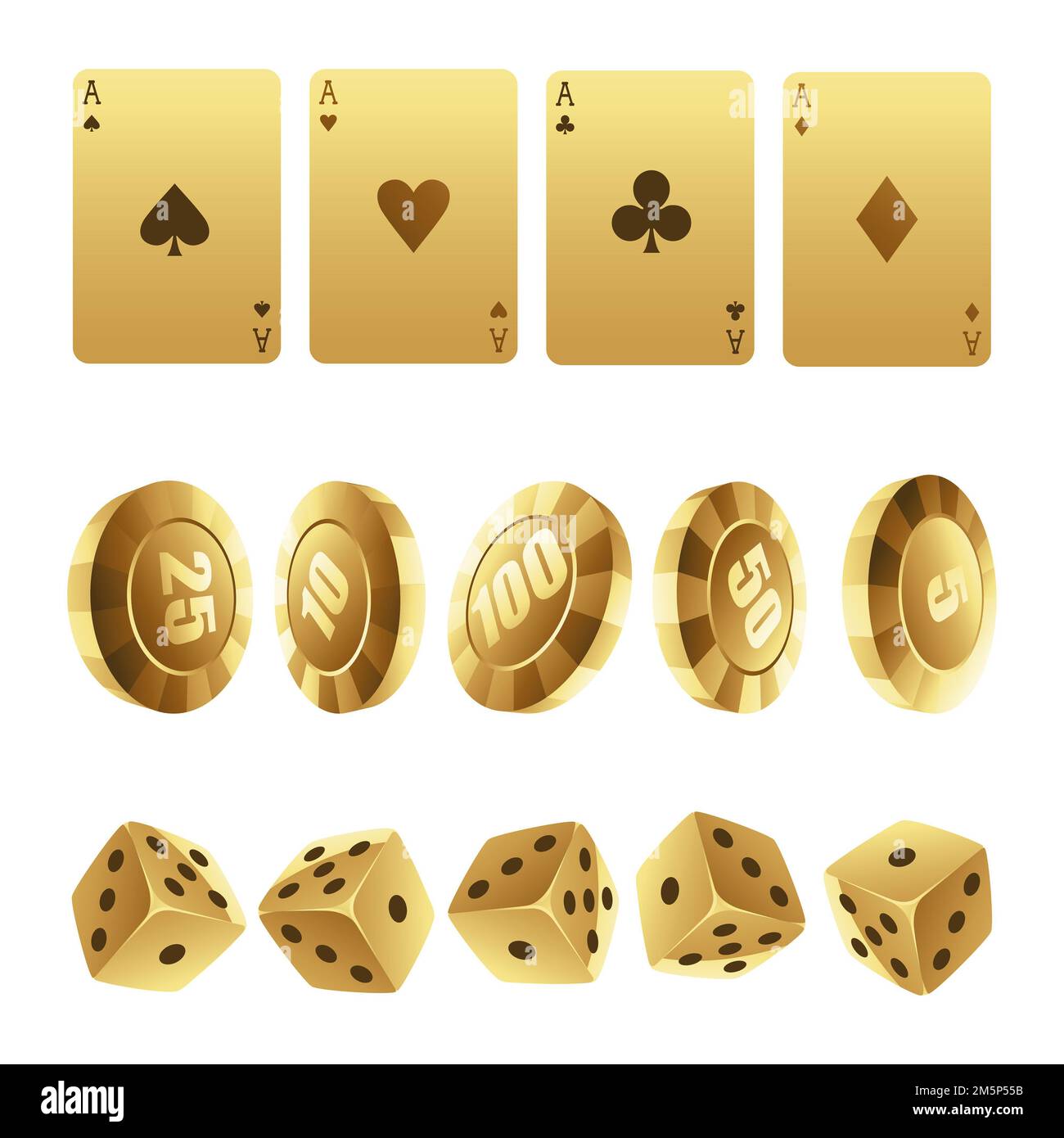 Goldene spielkarten -Fotos und -Bildmaterial in hoher Auflösung – Alamy