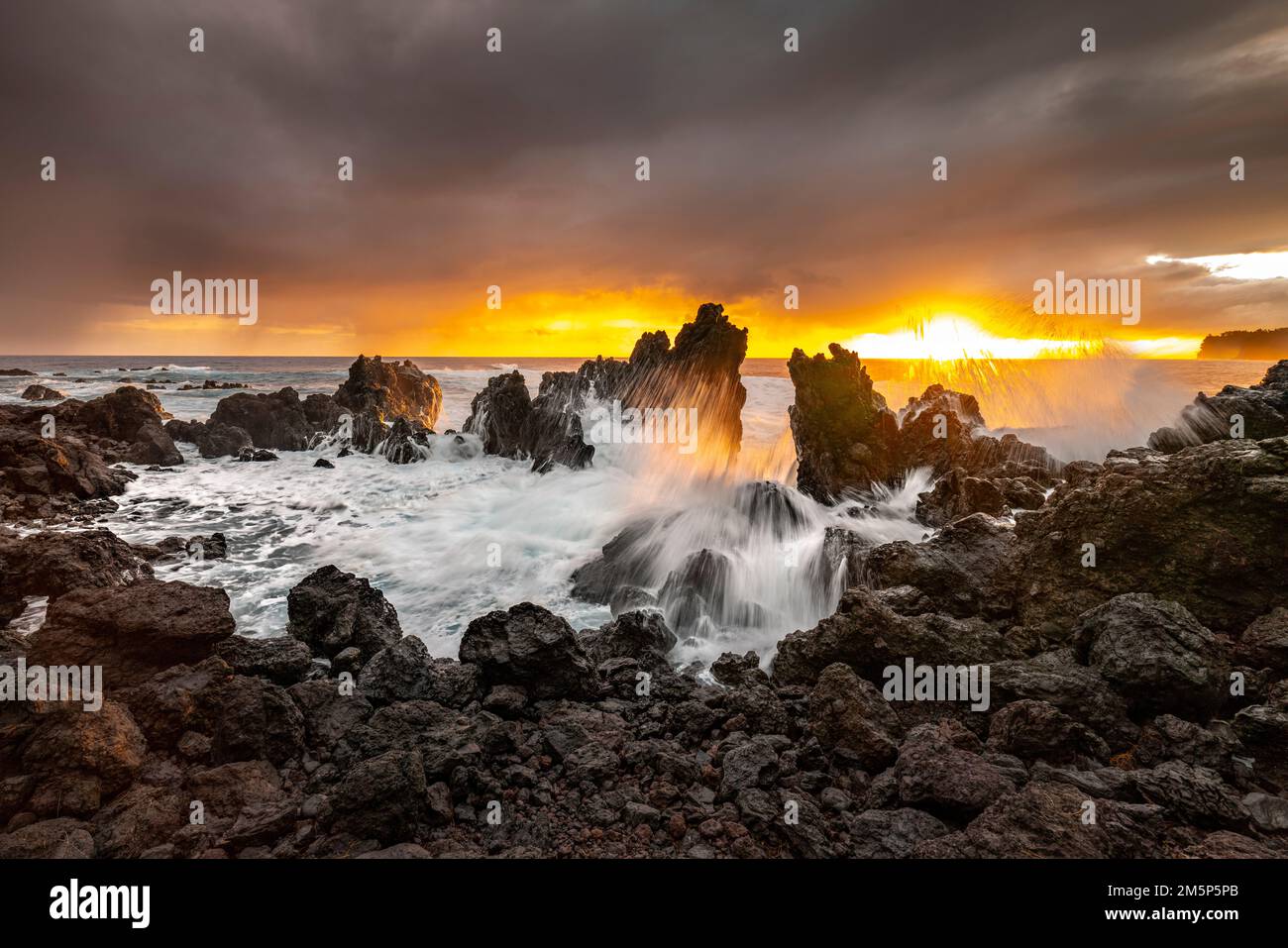 LAUPAHOEHOE HAWAII USA Stockfoto