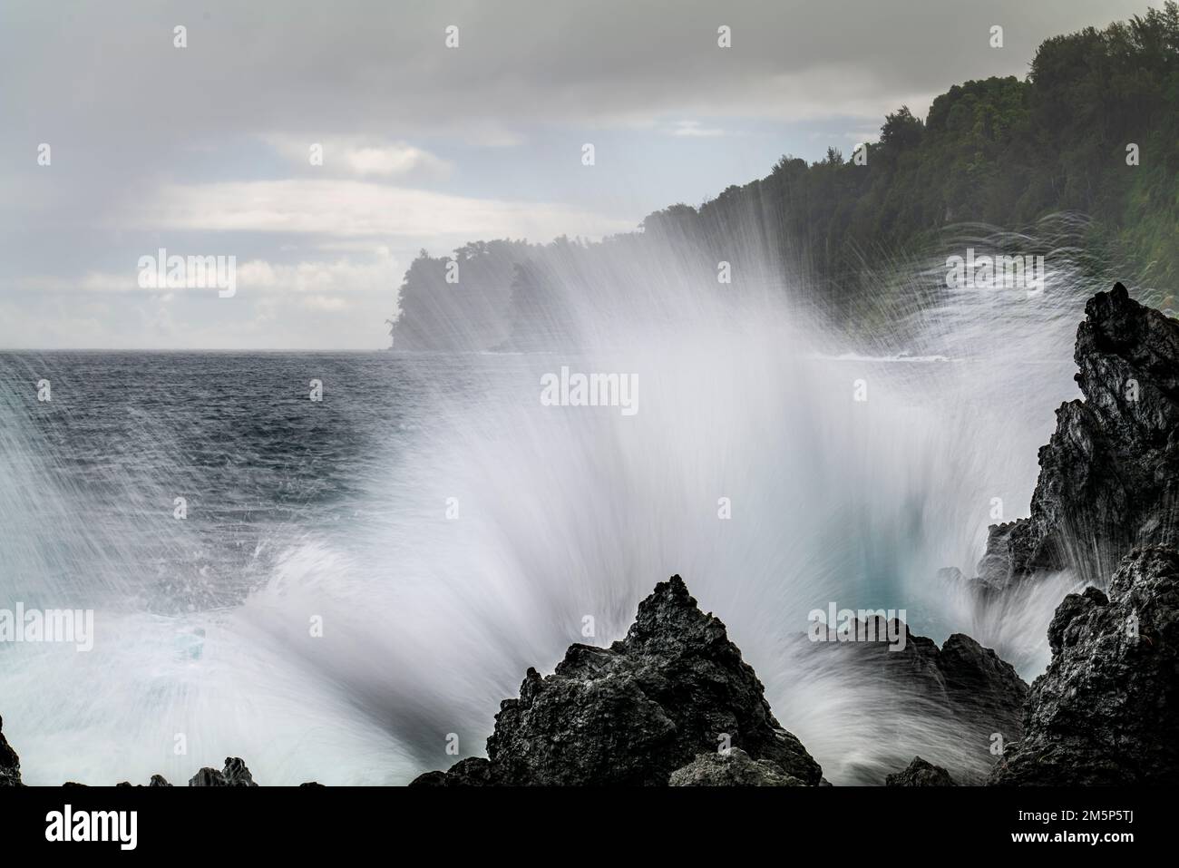 LAUPAHOEHOE HAWAII USA Stockfoto