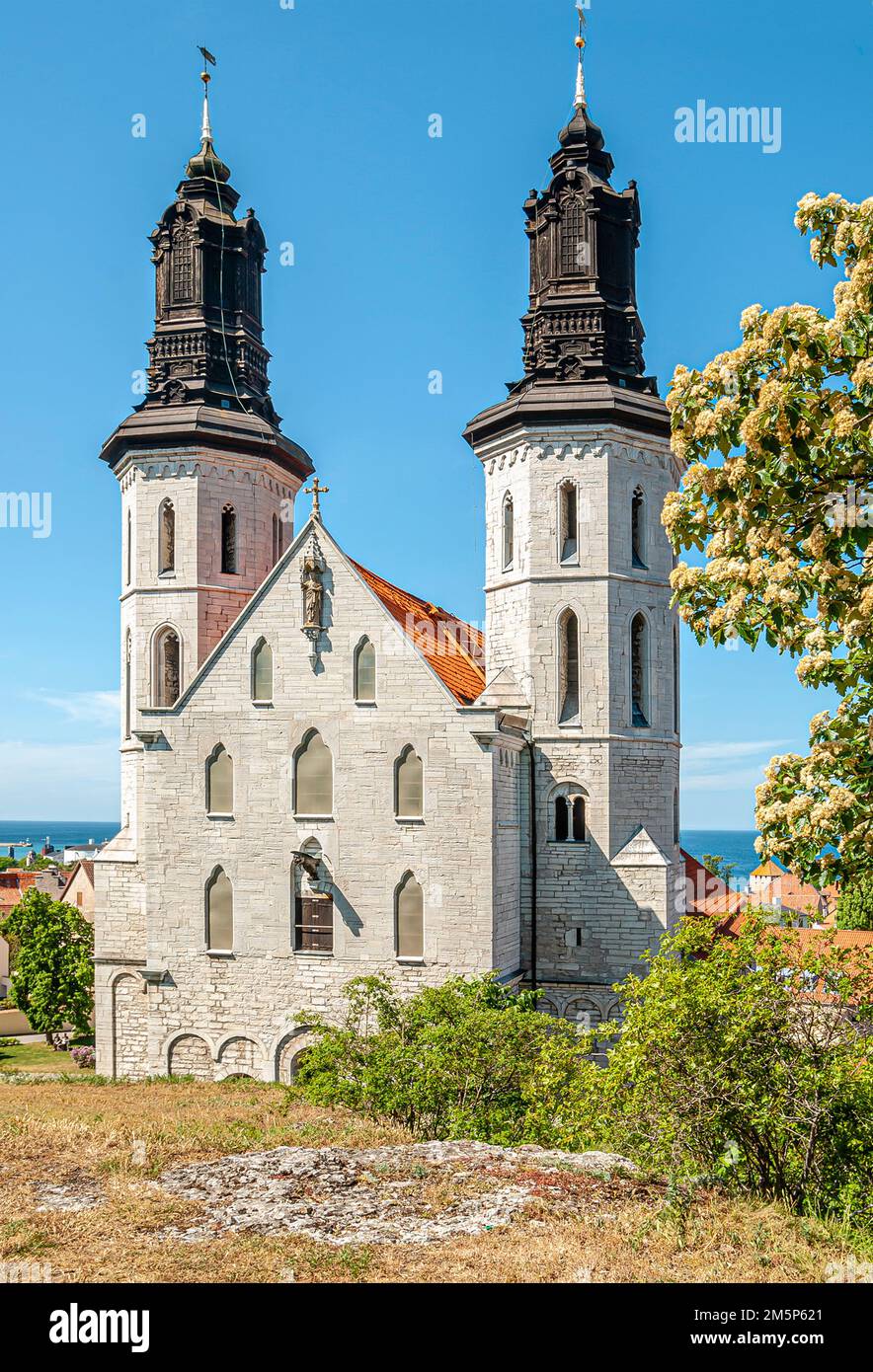 Kuppelkirche von Visby auf der Insel Gotland, Schweden Stockfoto