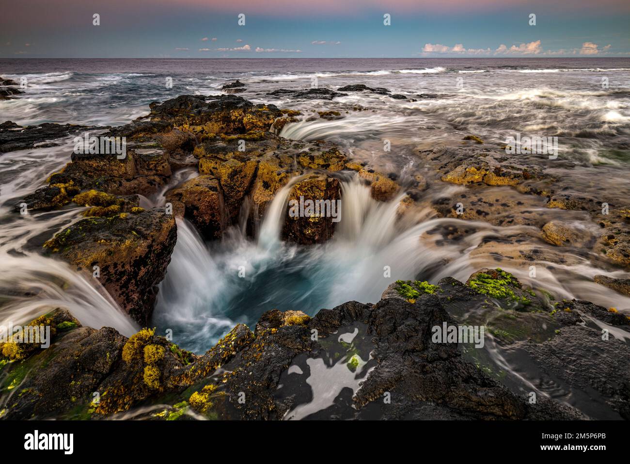 PELE'S WELL KALAOA HAWAII USA Stockfoto