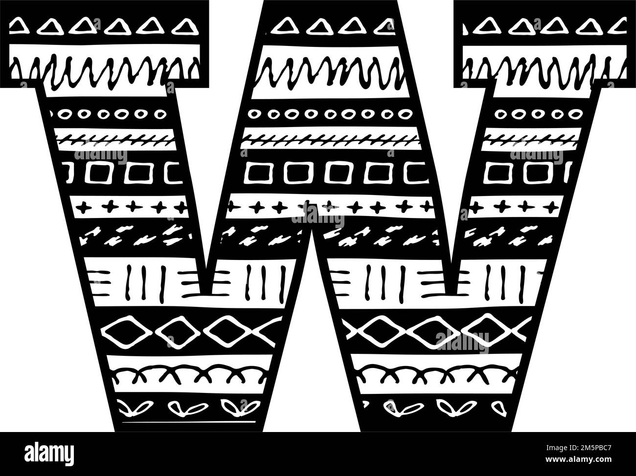 TRIBAL-MUSTER Stock Vektor