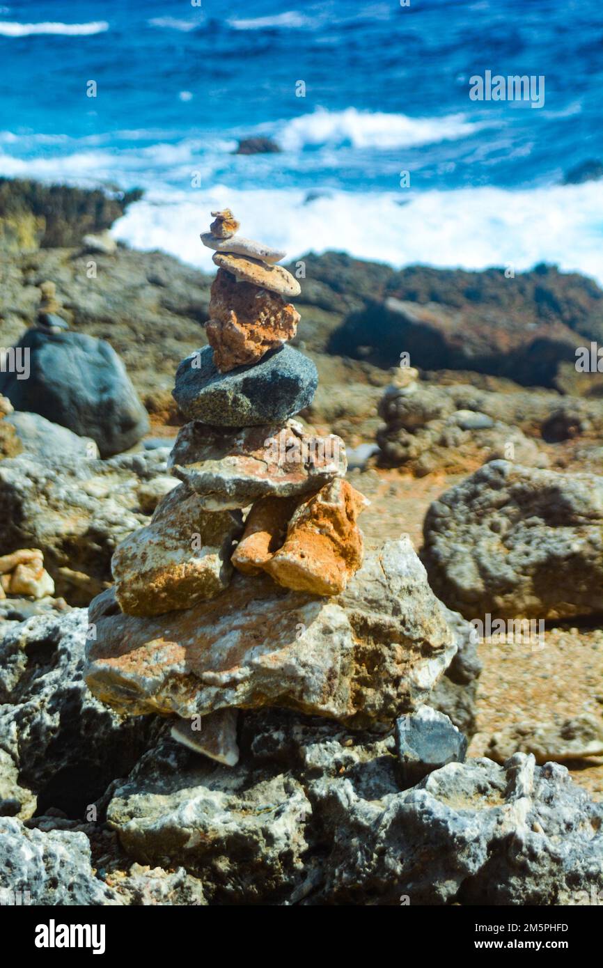 Malerischer Blick auf die Karibik Stockfoto