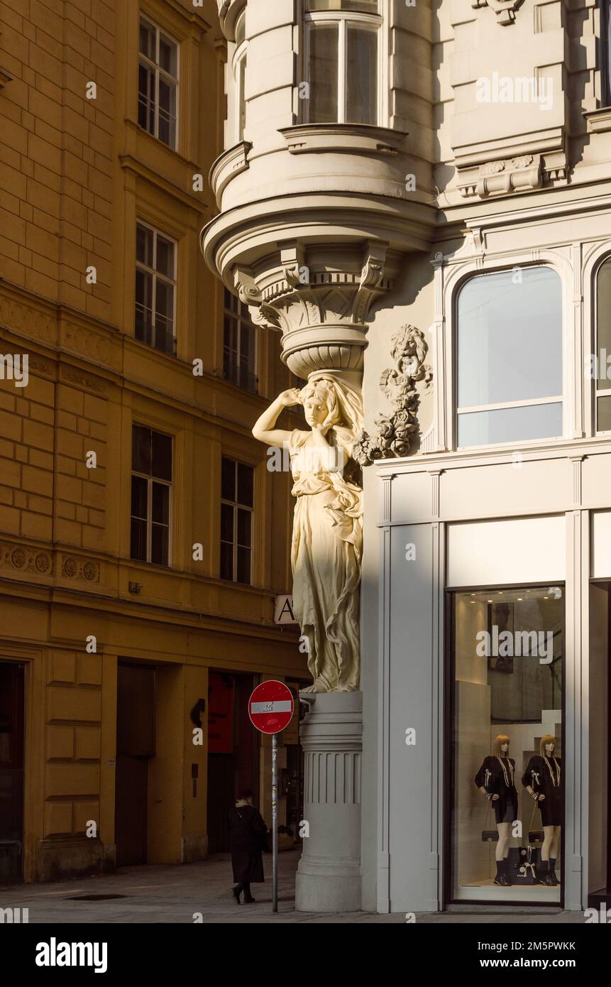 Straßen von Wien, Österreich Stockfoto