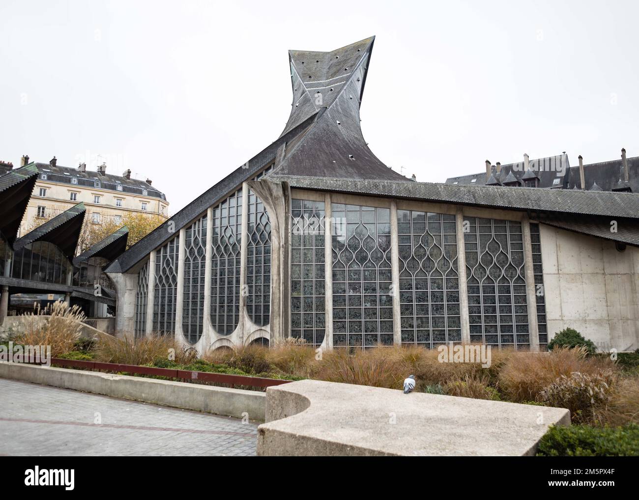 Die Kirche der Heiligen Jeanne d'Arc in Rouen Stockfoto