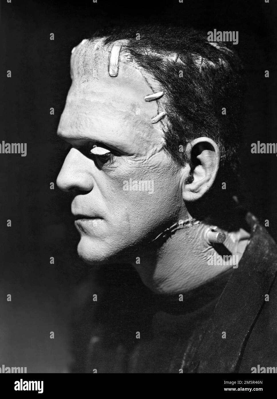 Frankenstein. Boris Karloff in einem Werbefoto für den Film "die Braut Frankensteins", 1935 Stockfoto
