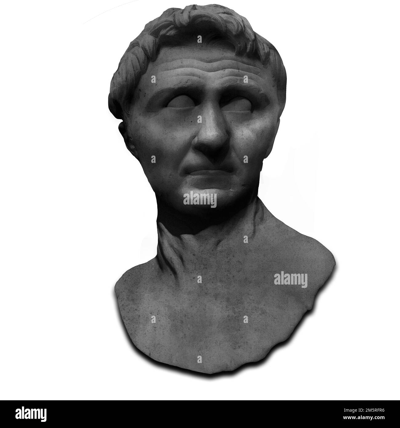 Pompejus, der große römische General und Statue Bust Sculpture Stockfoto
