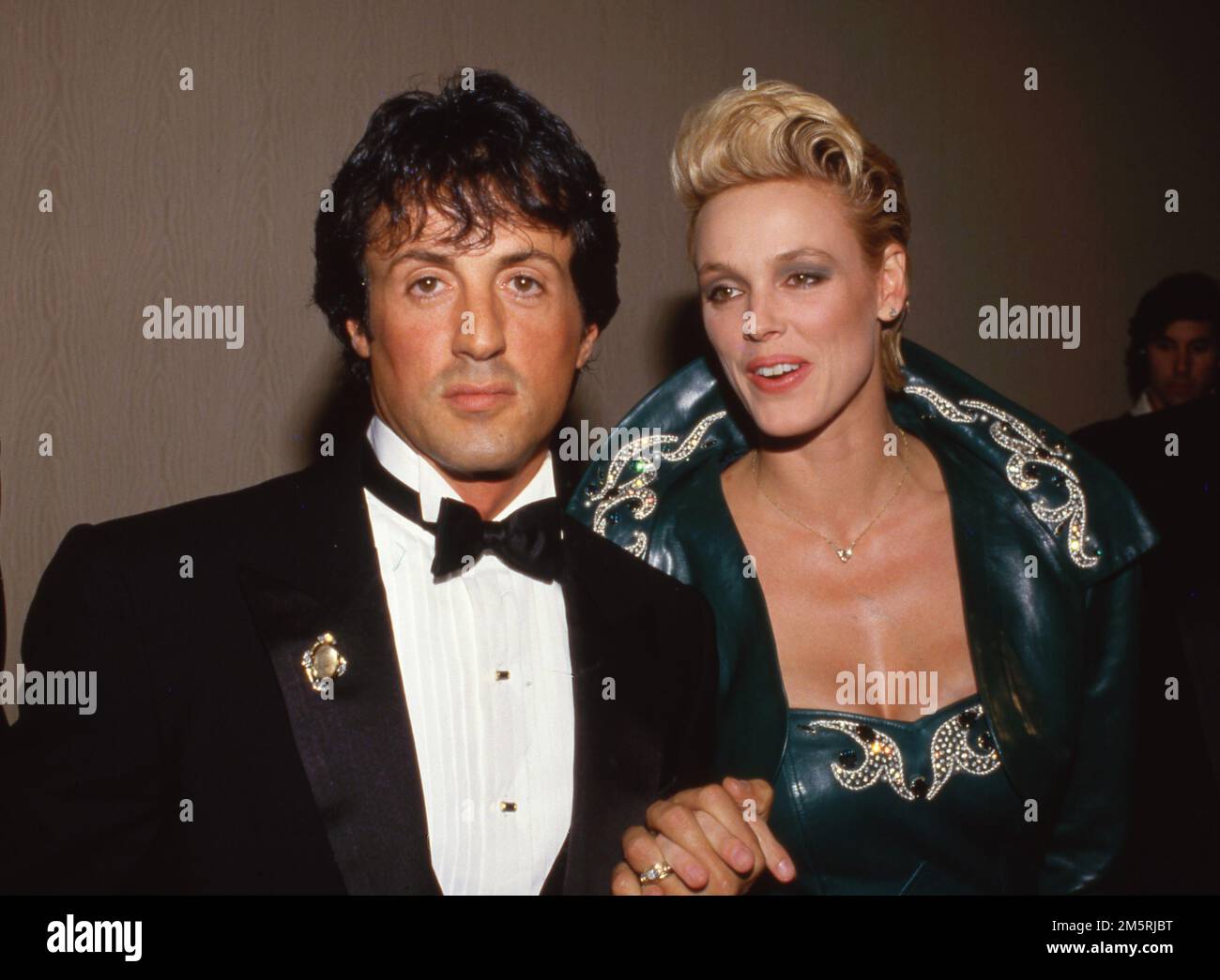 Sylvester Stallone und Brigitte Nielsen bei den National Association of(01)