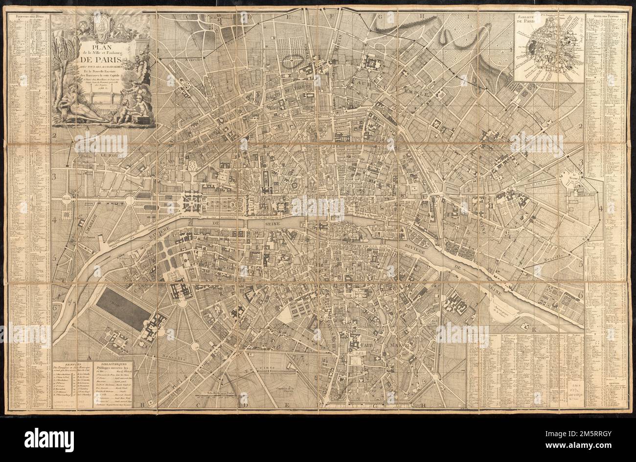 Plan de la ville et faubourg de Paris avec tous ses accroissemens et la