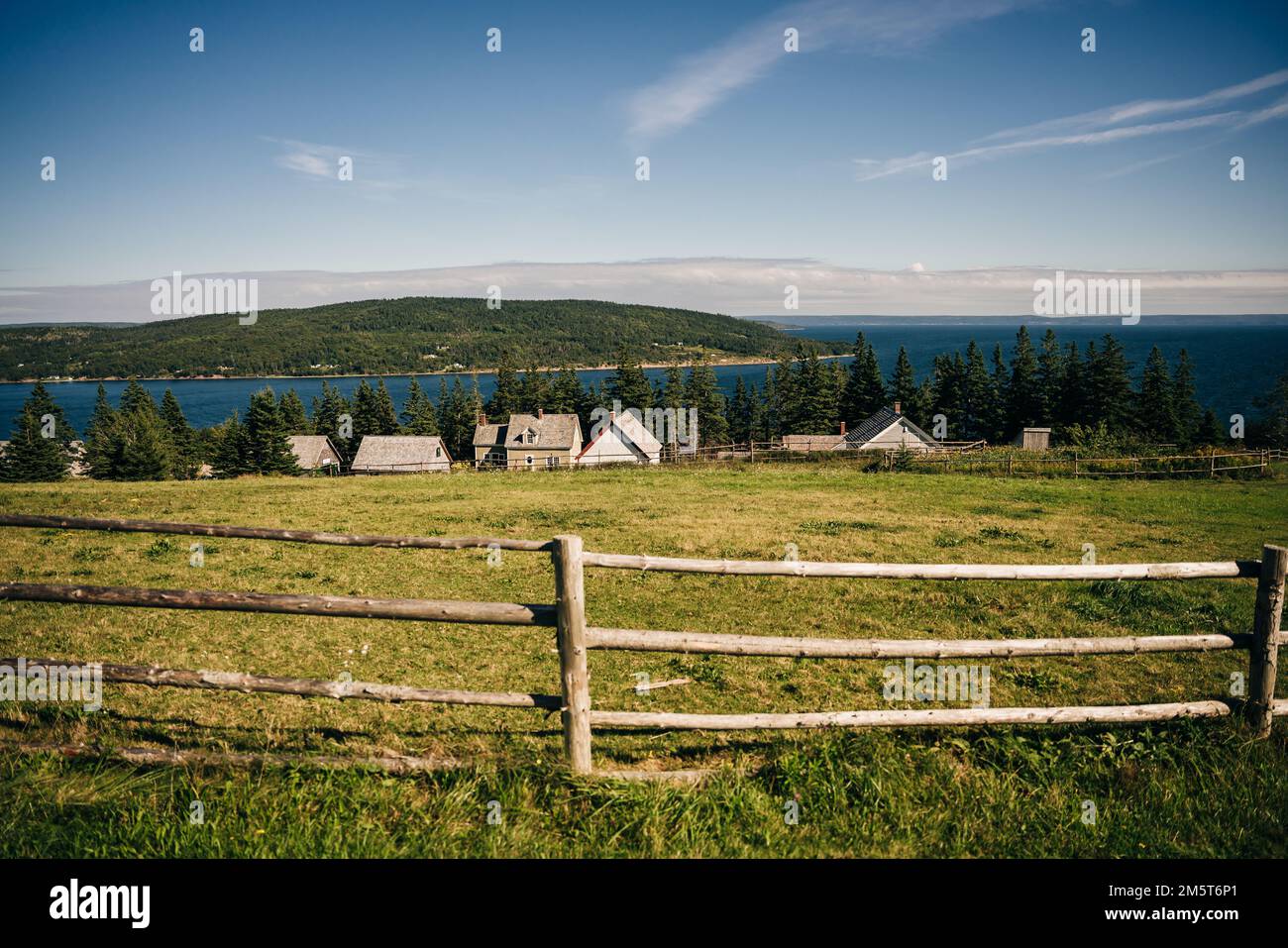 highland Village Museum in Cape breton, Nova scotia - okt. 2022. Hochwertiges Foto Stockfoto