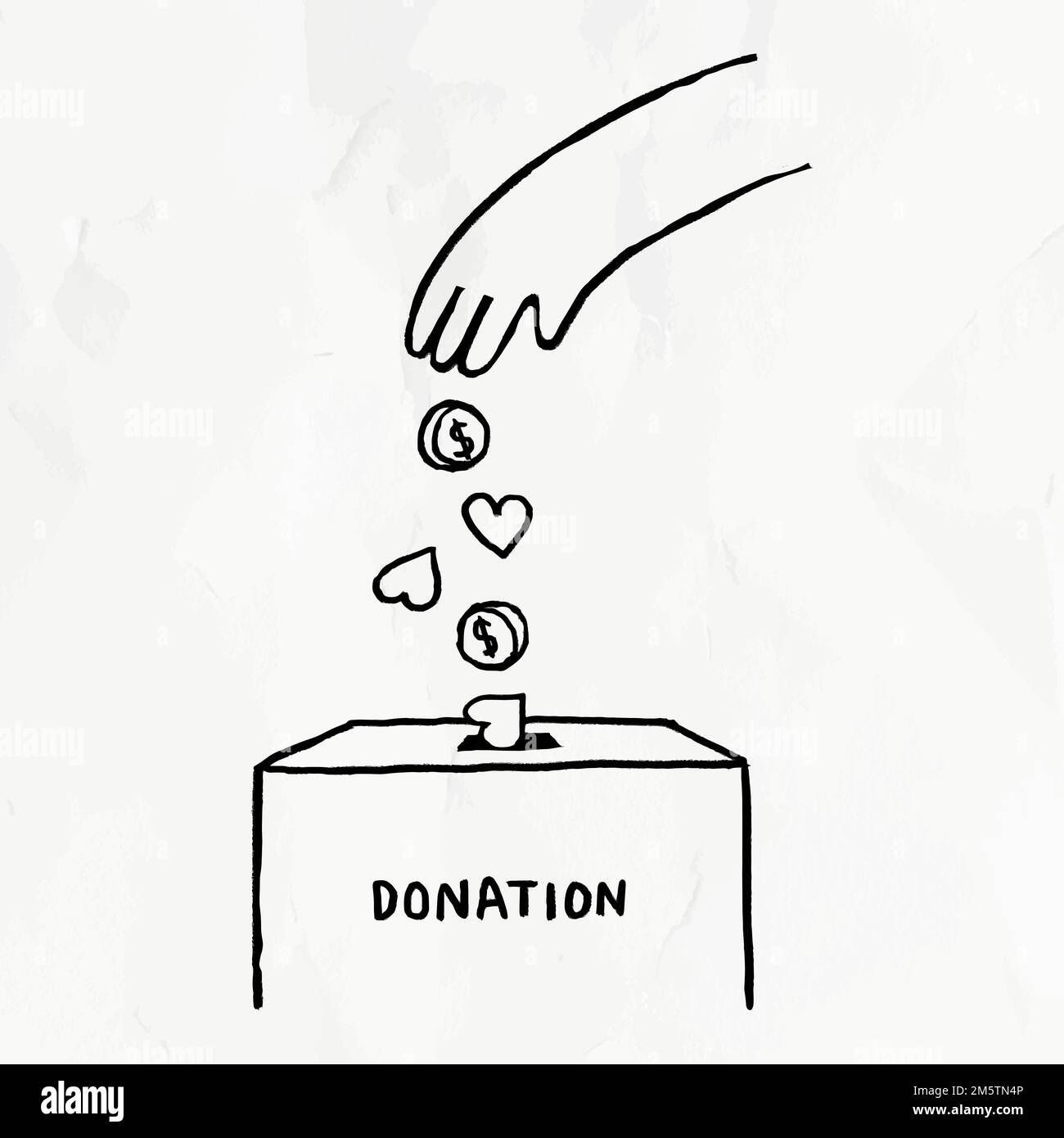 Spenden Sie jetzt, um Ihre Gemeinde während des COVID-19-Ausbruchsvektors zu unterstützen Stock Vektor