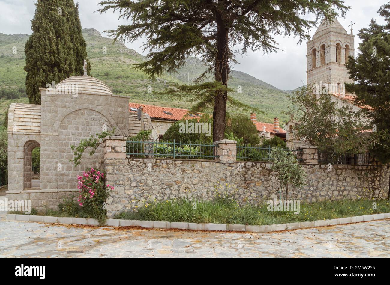 Kloster Reževići, Montenegro Stockfoto