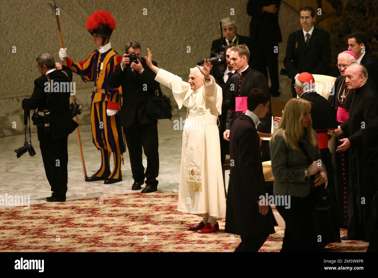 Papst Benedikt XVI., Joseph Ratzinger, Vatikanstadt, Italien ...