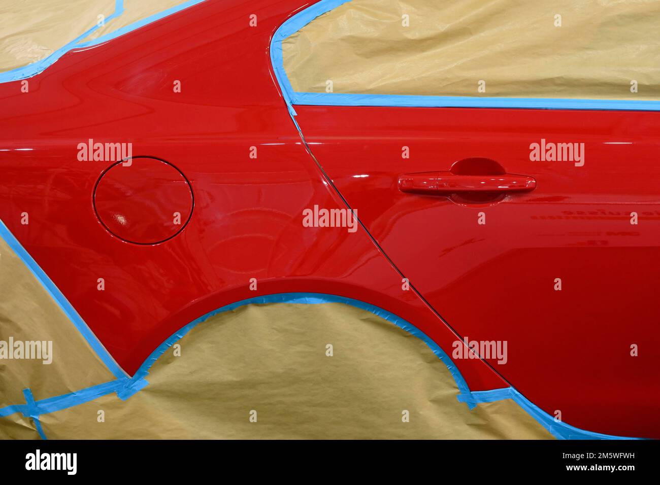 Autofilter maskiertes Auto Stockfoto