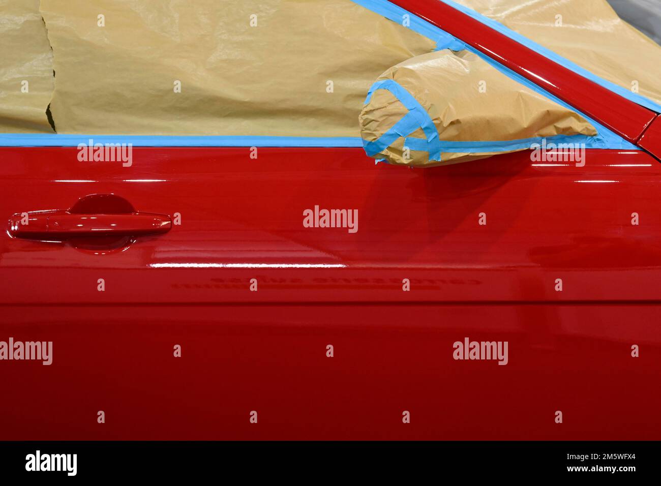 Autofilter maskiertes Auto Stockfoto