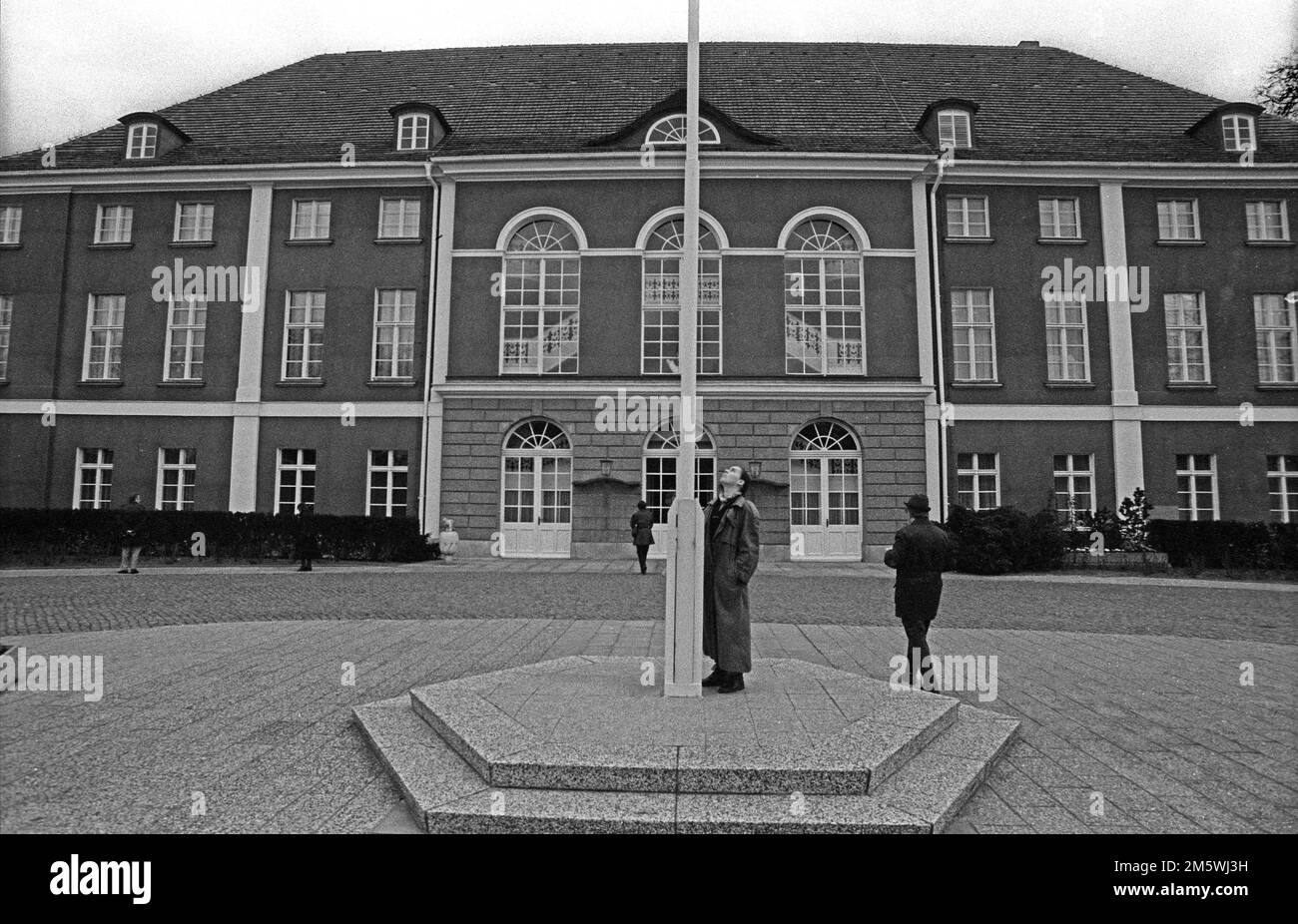 Deutschland, Berlin, 23. 03. 1991, Schloss Niederschoenhausen (ehemaliger Wohnsitz von Erich Honecker) Stockfoto