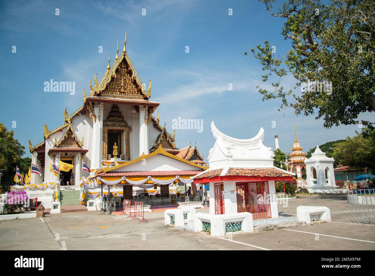 The Wat Na Phra Men in the City Ayutthaya in the Province of Ayutthaya in Thailand, Thailand, Ayutthaya, November 2022 Stockfoto