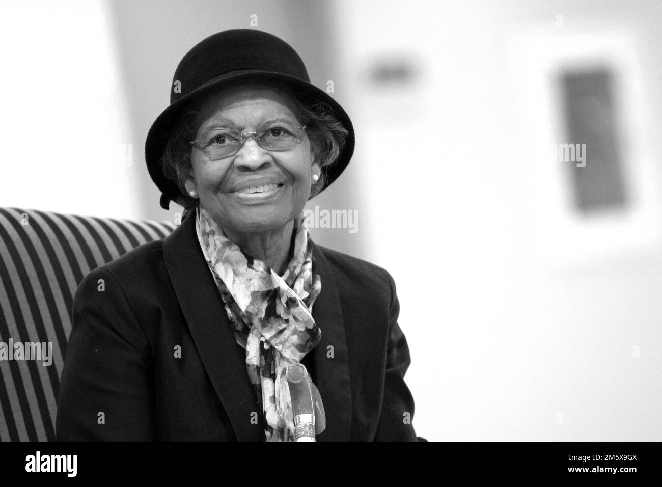 Gladys West. Porträt des amerikanischen Mathematikers Gladys Mae West (B. 1930) im Jahre 2018. Stockfoto