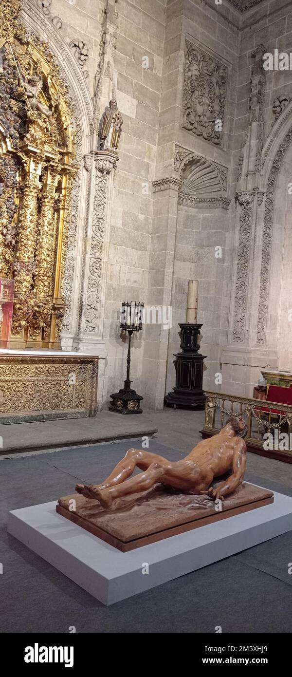 La Catedral Nueva de Salamanca ou Nouvelle cathédrale de Salamanque placée sous l'invocation de l'Assomption de la Vierge, est, avec l'ancienne cathéd Stockfoto