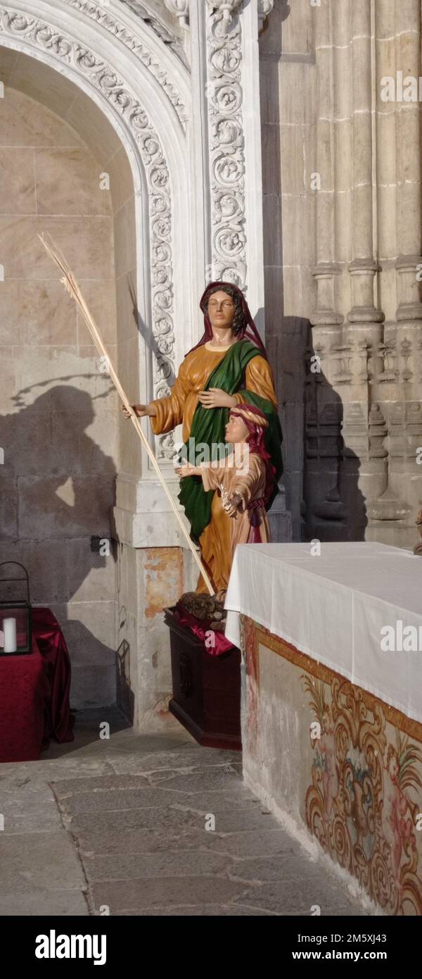 La Catedral Nueva de Salamanca ou Nouvelle cathédrale de Salamanque placée sous l'invocation de l'Assomption de la Vierge, est, avec l'ancienne cathéd Stockfoto