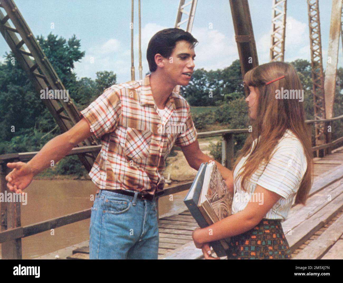 Robby Benson, Glynnis O'Connor, Filmset, "Ode to Billy Joe", Warner Bros., 1976 Stockfoto