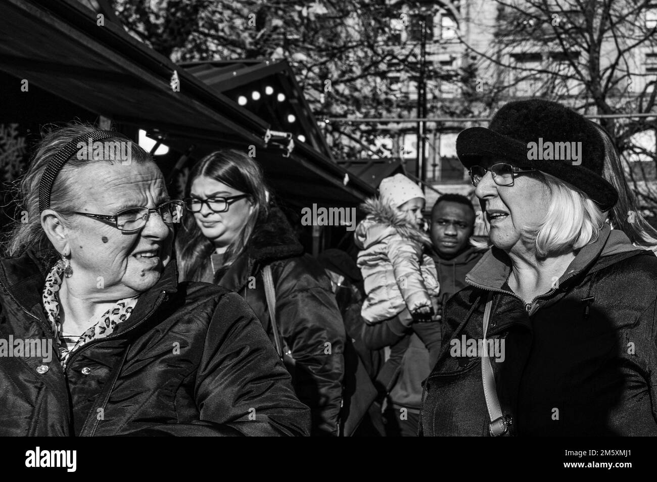 weihnachtsmärkte in manchester Stockfoto