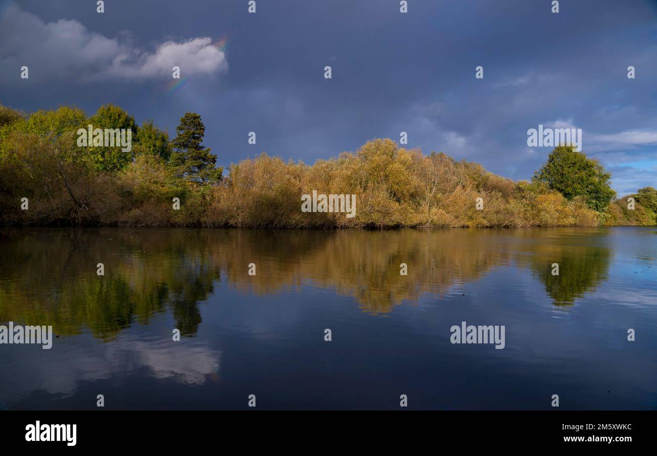 Europa, Großbritannien, England, Reading, Thames Valley beim Lesen Stockfoto
