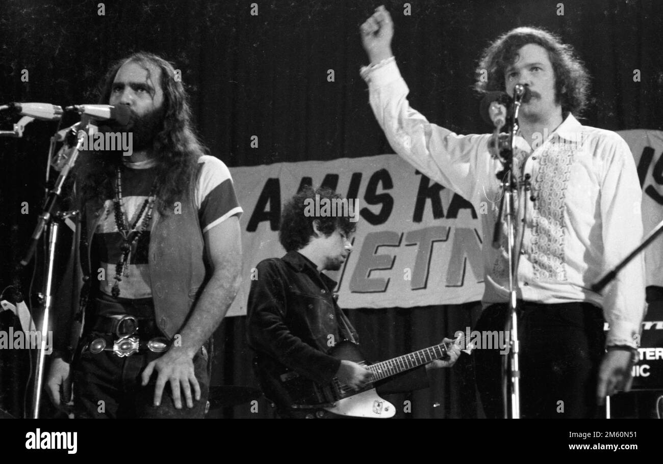 International Essen Song Days 1968, Festival für Rock, Pop, Chanson und Folk Song in Essen ab 25-29. September 1968 vereinte Künstler aus aller Welt Stockfoto