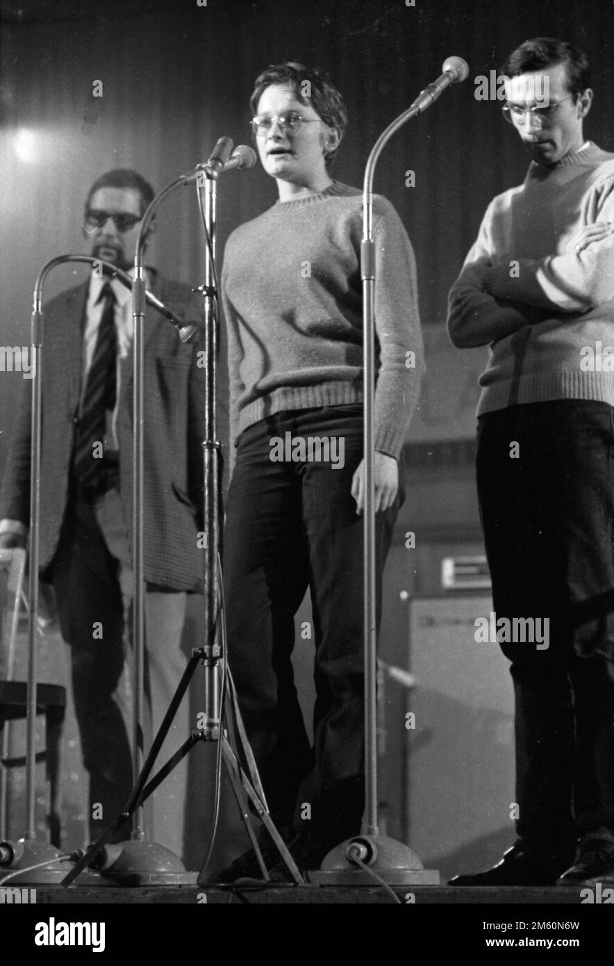 International Essen Song Days 1968, Festival für Rock, Pop, Chanson und Folk Song in Essen ab 25-29. September 1968 vereinte Künstler aus aller Welt Stockfoto