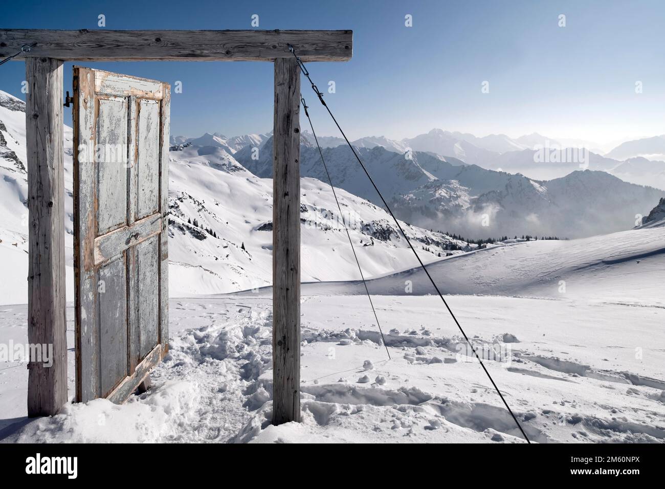 Oberstdorf Tor Art Deutschland Stockfoto