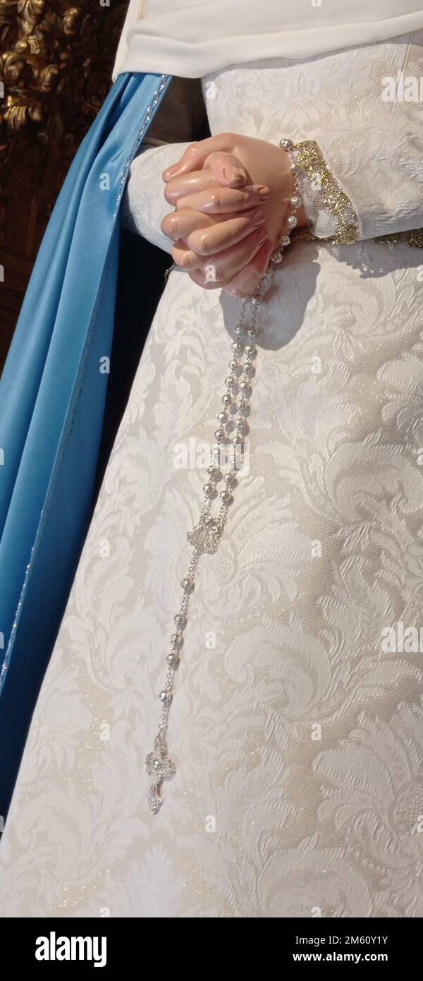 La Capilla de la Vera Cruz es una iglesia del siglo XVI que fue reformada por Joaquín Churriguera en el siglo XVIII, lo que le da aspecto barroco. Stockfoto