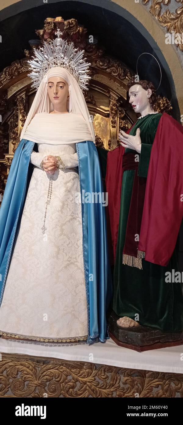 La Capilla de la Vera Cruz es una iglesia del siglo XVI que fue reformada por Joaquín Churriguera en el siglo XVIII, lo que le da aspecto barroco. Stockfoto