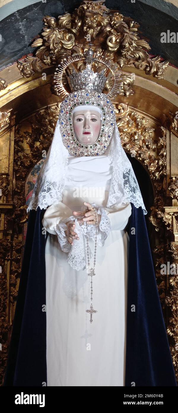 La Capilla de la Vera Cruz es una iglesia del siglo XVI que fue reformada por Joaquín Churriguera en el siglo XVIII, lo que le da aspecto barroco. Stockfoto