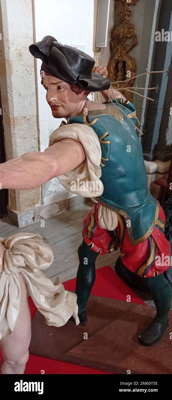 La Capilla de la Vera Cruz es una iglesia del siglo XVI que fue reformada por Joaquín Churriguera en el siglo XVIII, lo que le da aspecto barroco. Stockfoto