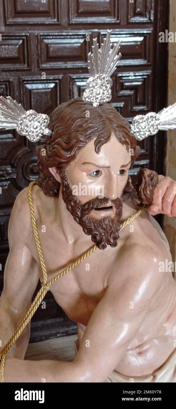 La Capilla de la Vera Cruz es una iglesia del siglo XVI que fue reformada por Joaquín Churriguera en el siglo XVIII, lo que le da aspecto barroco. Stockfoto