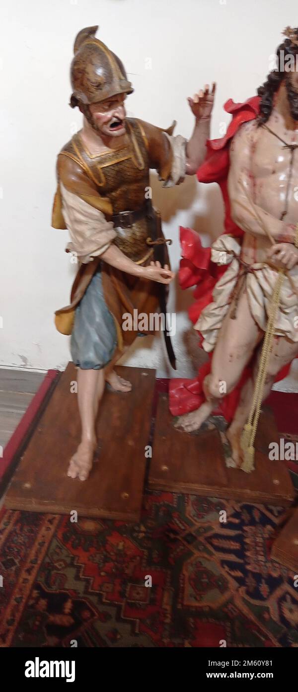 La Capilla de la Vera Cruz es una iglesia del siglo XVI que fue reformada por Joaquín Churriguera en el siglo XVIII, lo que le da aspecto barroco. Stockfoto