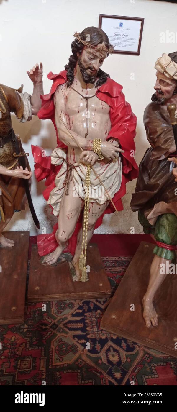 La Capilla de la Vera Cruz es una iglesia del siglo XVI que fue reformada por Joaquín Churriguera en el siglo XVIII, lo que le da aspecto barroco. Stockfoto