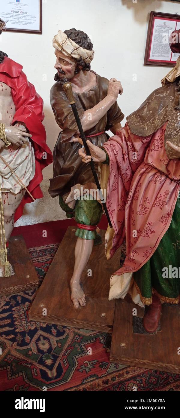 La Capilla de la Vera Cruz es una iglesia del siglo XVI que fue reformada por Joaquín Churriguera en el siglo XVIII, lo que le da aspecto barroco. Stockfoto