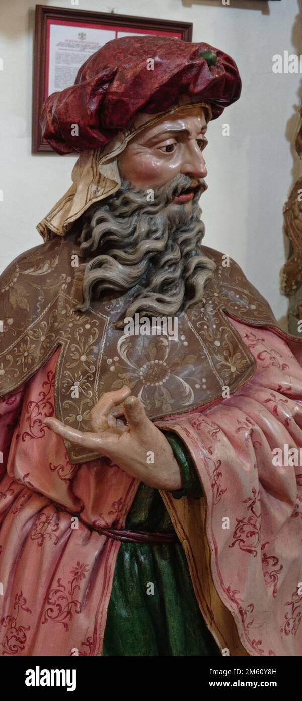 La Capilla de la Vera Cruz es una iglesia del siglo XVI que fue reformada por Joaquín Churriguera en el siglo XVIII, lo que le da aspecto barroco. Stockfoto