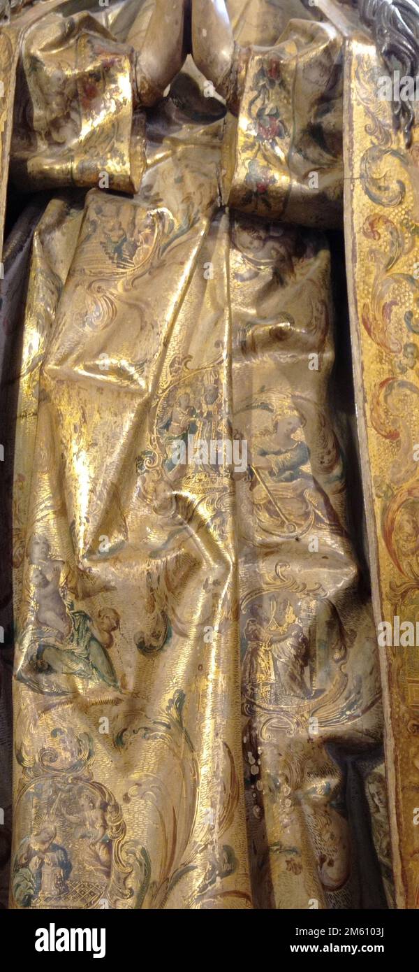 La Capilla de la Vera Cruz es una iglesia del siglo XVI que fue reformada por Joaquín Churriguera en el siglo XVIII, lo que le da aspecto barroco. Stockfoto