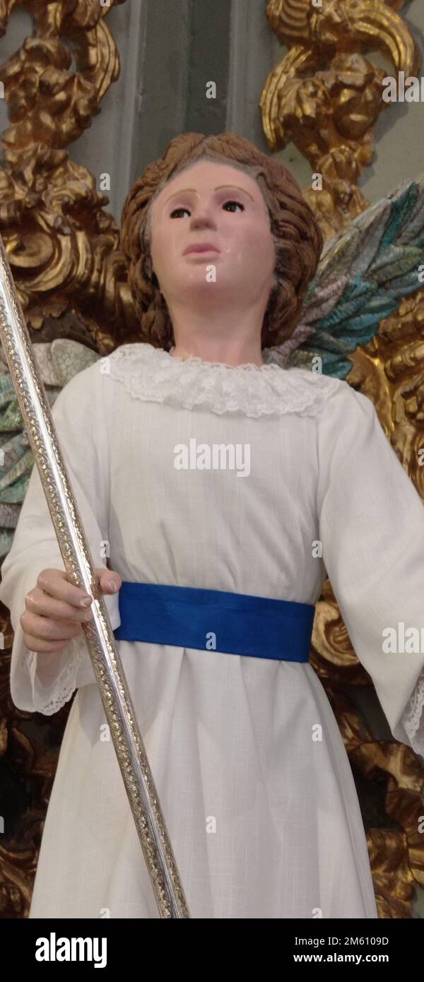 La Capilla de la Vera Cruz es una iglesia del siglo XVI que fue reformada por Joaquín Churriguera en el siglo XVIII, lo que le da aspecto barroco. Stockfoto