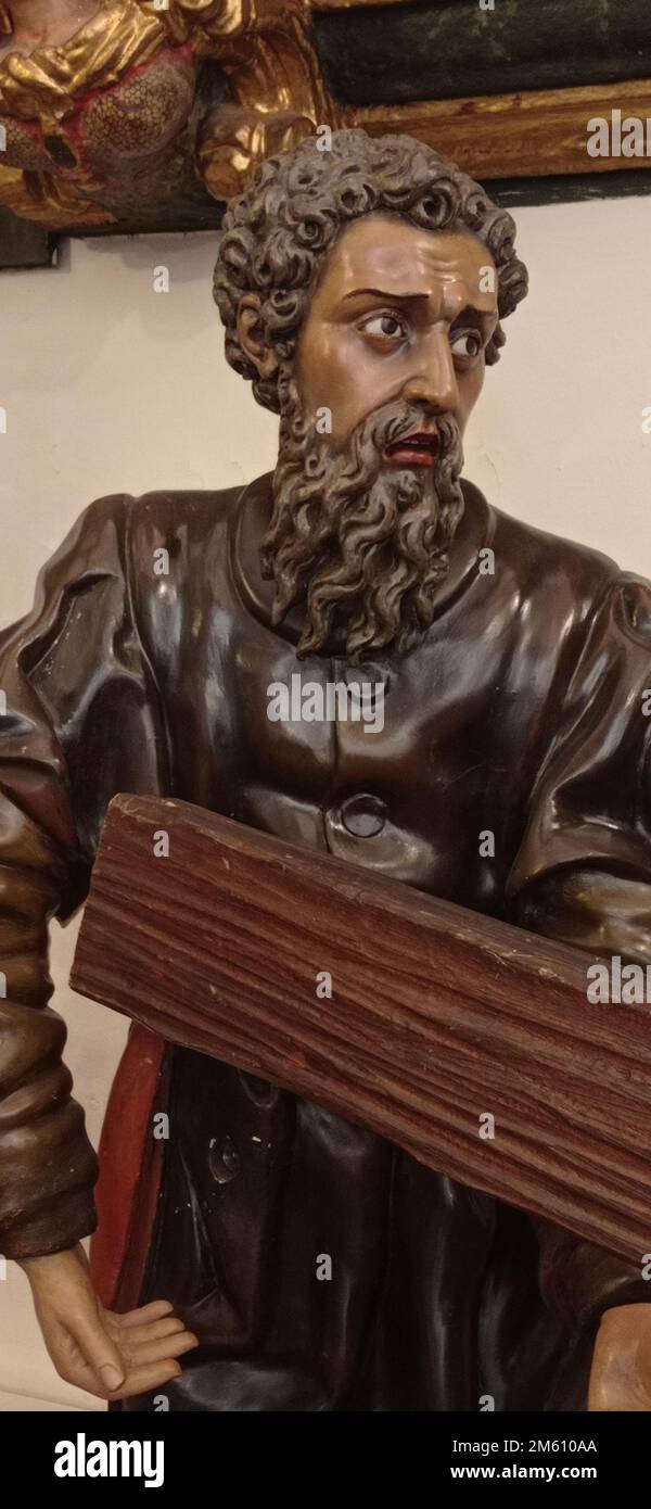 La Capilla de la Vera Cruz es una iglesia del siglo XVI que fue reformada por Joaquín Churriguera en el siglo XVIII, lo que le da aspecto barroco. Stockfoto