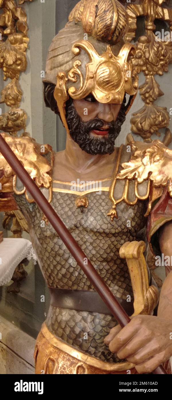 La Capilla de la Vera Cruz es una iglesia del siglo XVI que fue reformada por Joaquín Churriguera en el siglo XVIII, lo que le da aspecto barroco. Stockfoto