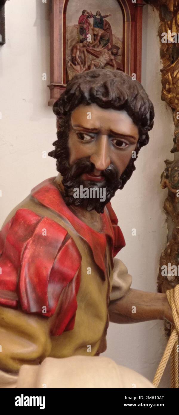 La Capilla de la Vera Cruz es una iglesia del siglo XVI que fue reformada por Joaquín Churriguera en el siglo XVIII, lo que le da aspecto barroco. Stockfoto