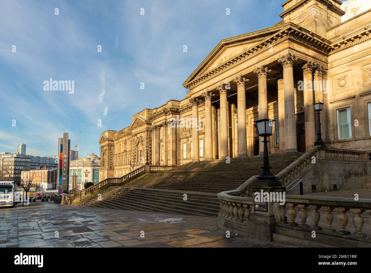 Liverpool, Großbritannien: World Museum, William Brown Street Stockfoto