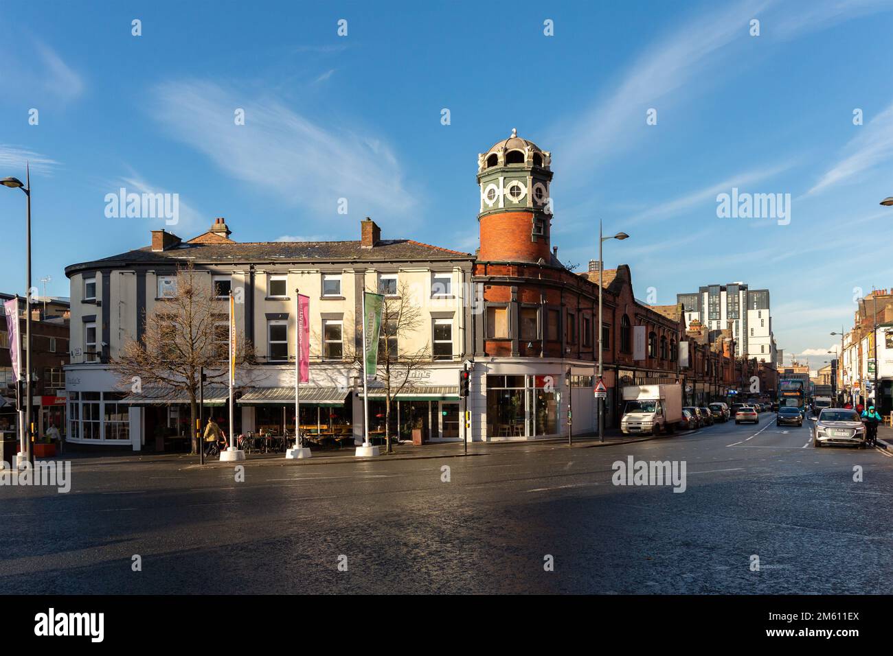 Liverpool, Großbritannien: Rudy's Pizza Napoletana Restaurant, 105-107 Bold Street und Kreuzung von Berry Street und Renshaw Street in der CI Stockfoto
